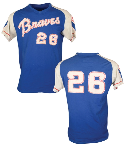 Tom Houses 1973 Atlanta Braves Game-Worn Jersey with LOA