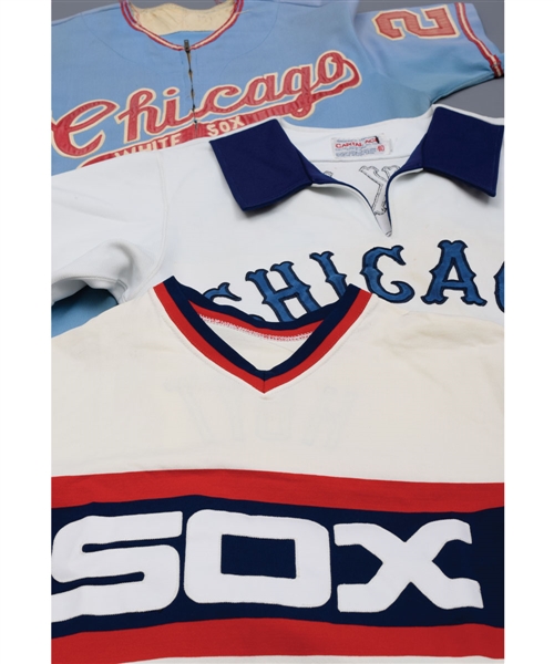 Chicago White Sox 1972-82 Bradfords, Winkles and Hoyts Game-Worn Jersey Collection of 3