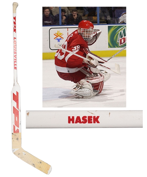 Dominik Haseks 2001-02 Detroit Red Wings Louisville TPS Game-Used Stick