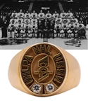Scarce Rendez-Vous 87 NHL All-Stars Vs USSR 10K Gold and Diamond Ring