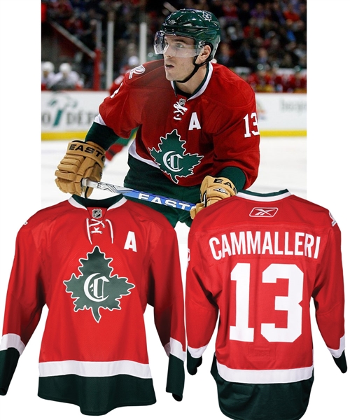 Mike Cammalleris 2009-10 Montreal Canadiens "1910-11" Centennial Game-Worn Alternate Captains Jersey with Team LOA