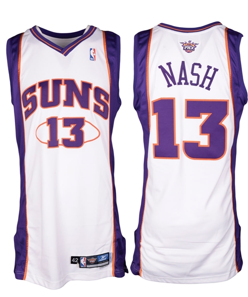 Steve Nashs 2005-06 Phoenix Suns Game-Worn Jersey with LOA