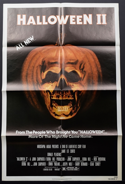 1980 The Fog, 1981 Halloween II, 1982 Halloween III and 1988 They Live Horror / Science Fiction One Sheet Movie Posters (4) (27" x 41") 