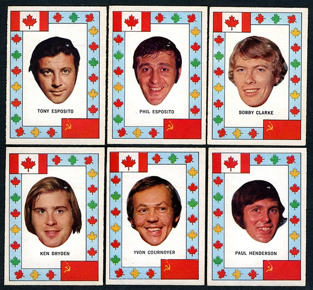 1972-73 O-Pee-Chee Team Canada Complete Set of 28