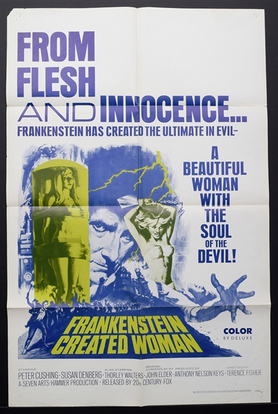 1950s/1970s Dracula and Frankenstein Horror Movie Poster Collection of 5
