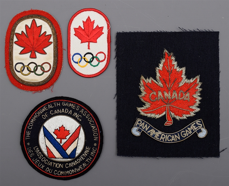 Harry Warrens (Prominent Canadian Athlete) Vintage Memorabilia Collection with Programs, Crest and More