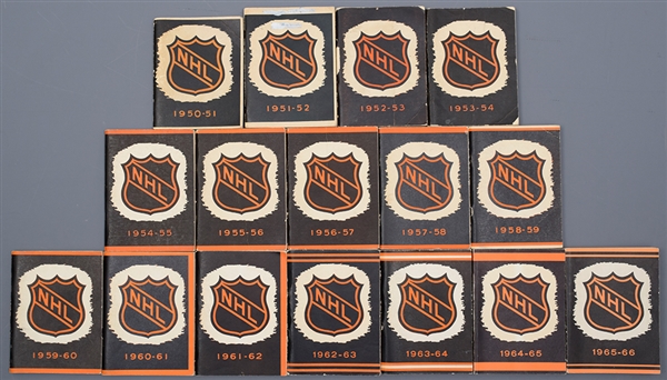 1950s-70s NHL Press and Radio Guide Plus Other Guide Collection of 46