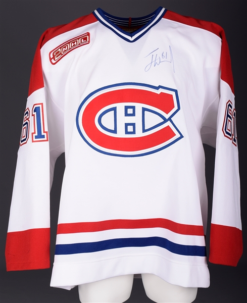 Jason Wards 1999-2000 Montreal Canadiens Signed "Last Game of the 20th Century" Game-Worn Jersey with LOA