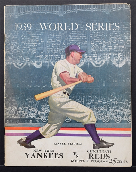 1939 World Series Program (New York) - New York Yankees vs Cincinnati Reds
