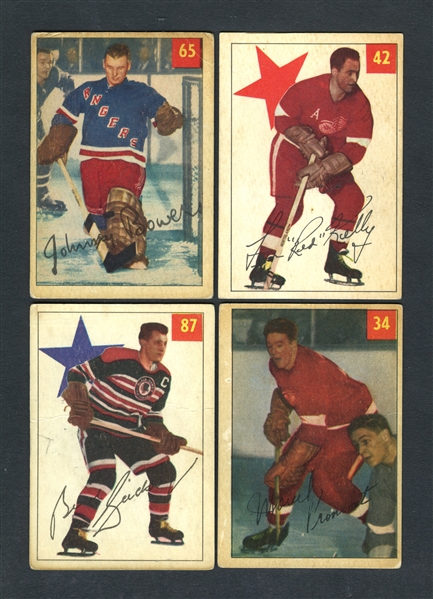 1954-55 Parkhurst Hockey (42/100) and 1957-58 Parkhurst Hockey (26/50) Starter Sets