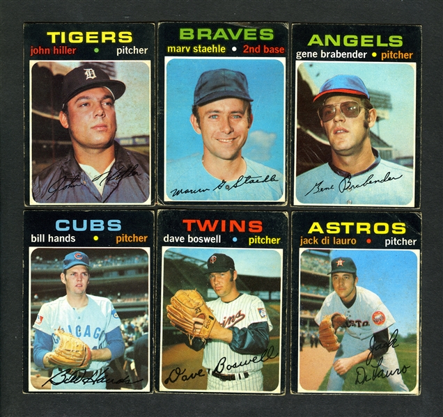 1971 O-Pee-Chee Baseball Collection of 487 Cards