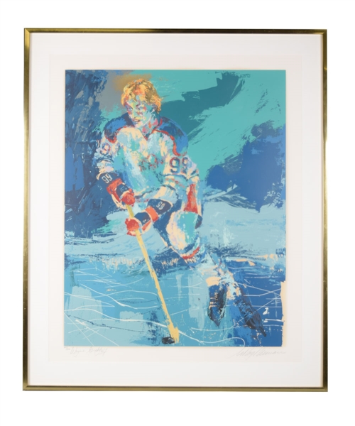1981 LeRoy Neiman "The Great Gretzky" Signed Limited-Edition Framed Serigraph #287/300 