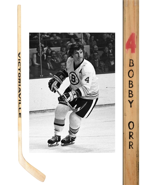 Bobby Orr Mid-1970s Boston Bruins Victoriaville Game-Issued Stick