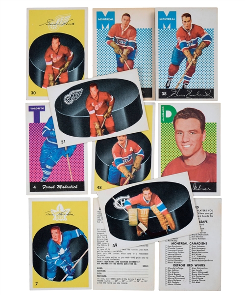 1962-63 Parkhurst Hockey Complete 56-Card Set
