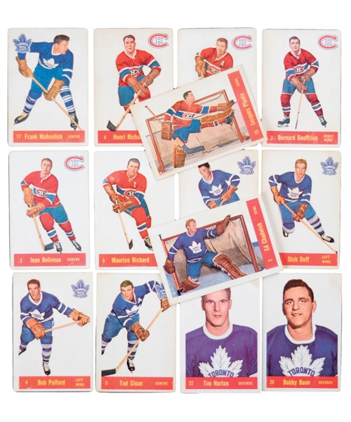 1957-58 Parkhurst Hockey Complete 50-Card Set