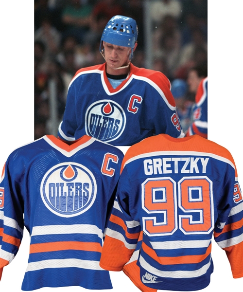 Wayne Gretzky 1987-88 Edmonton Oilers Nike Replica Jersey