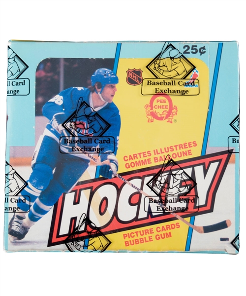 1983-84 O-Pee-Chee Hockey Wax Box (48 Unopened Packs) - BBCE Certified