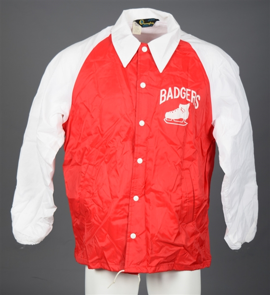 Bob Johnson’s 1970s Wisconsin Badgers Coach Jacket, Pants, Polo Shirt and Sweater