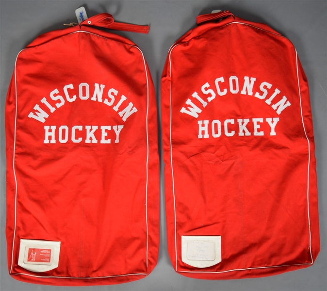 Bob Johnson’s 1970s Wisconsin Badgers Travel Garment Bag Collection of 2