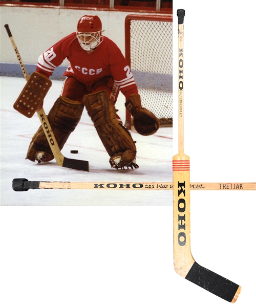 Vladislav Tretiaks 1983-84 Signed Koho Game-Used Stick