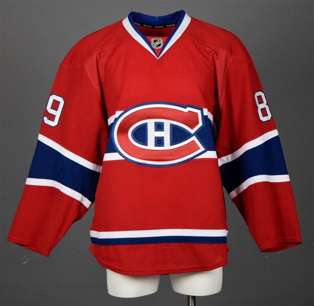 Kevin Gagnes 2012-13 Montreal Canadiens Game-Issued Jersey with Team LOA