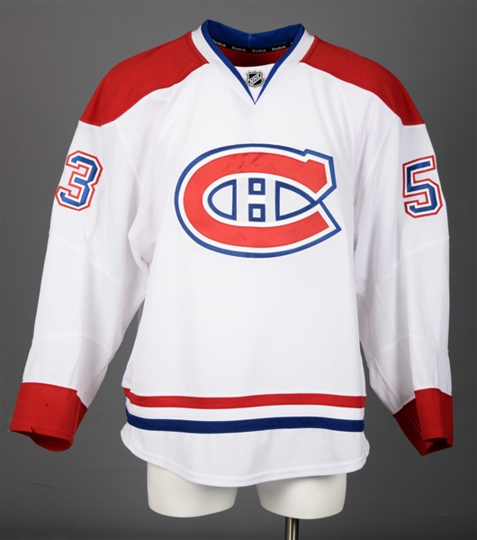 Ryan Whites 2013-14 Montreal Canadiens Game-Worn Jersey with Team LOA