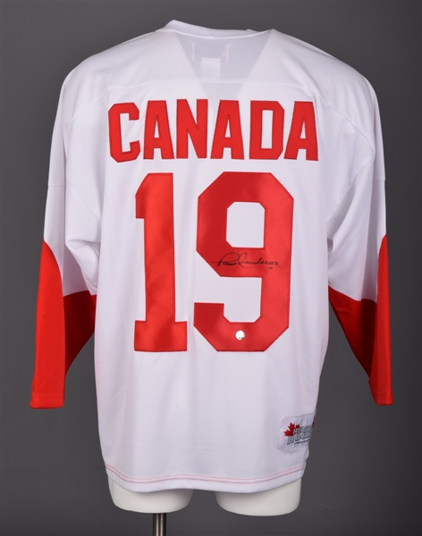 Paul Henderson Signed 1972 Canada-Russia Series Team Canada Jersey