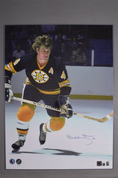 Bobby Orr Signed Boston Bruins Photo from Great North Road (30" x 40") 