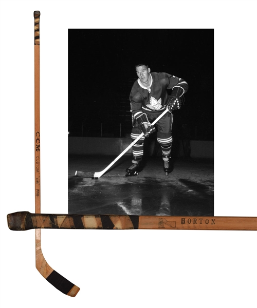 Tim Hortons Early-1960s Toronto Maple Leafs CCM Game-Used Stick