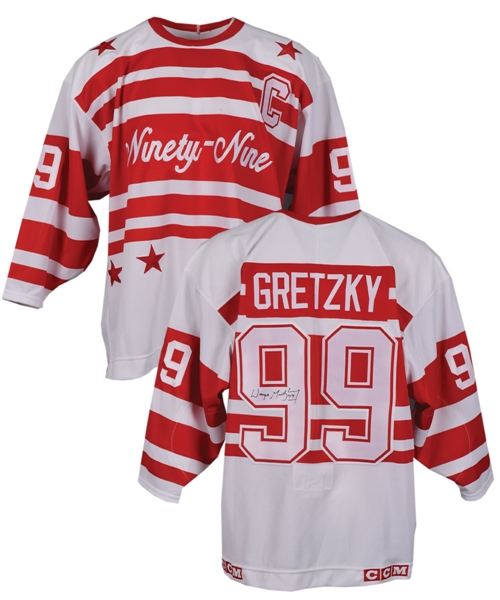 Wayne Gretzkys 1994 "Ninety-Nine Tour" Signed Jersey