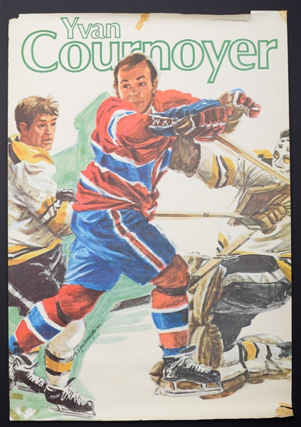 1970-71 Coca-Cola Hockey Poster Near Complete Set of (5/6)