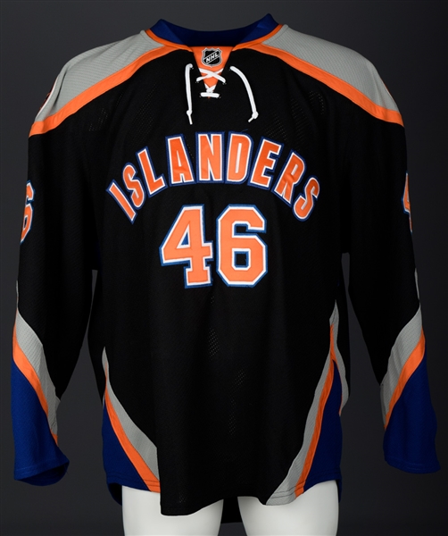 Matt Donovans 2011-12 New York Islanders Game-Worn Jersey with LOA