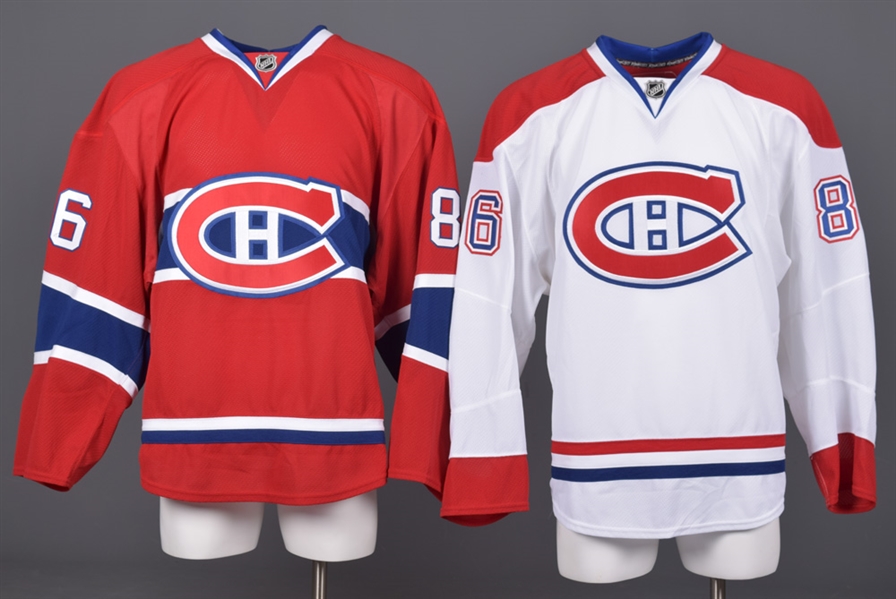 Joe Stejskals 2010-11 Montreal Canadiens Game-Issued Home and Away Jerseys with Team LOAs 