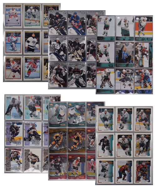 Huge 1990s - Early-2000s Hockey Card Set Collection of 195+
