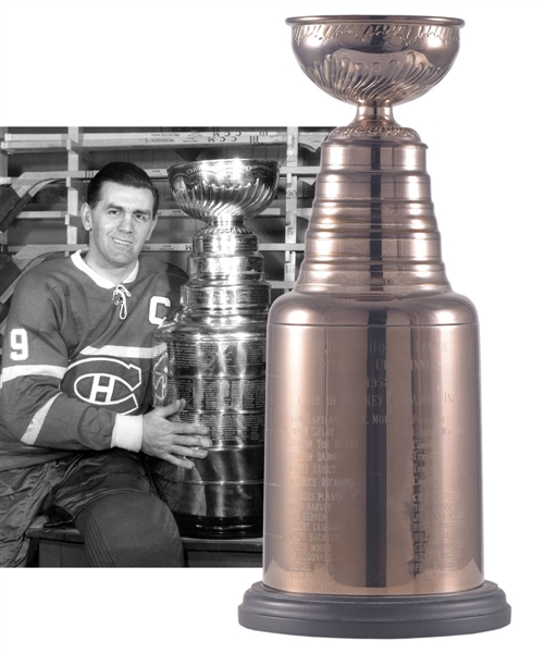 Maurice Richards 1958-59 Montreal Canadiens Stanley Cup Championship Trophy with LOA (13")