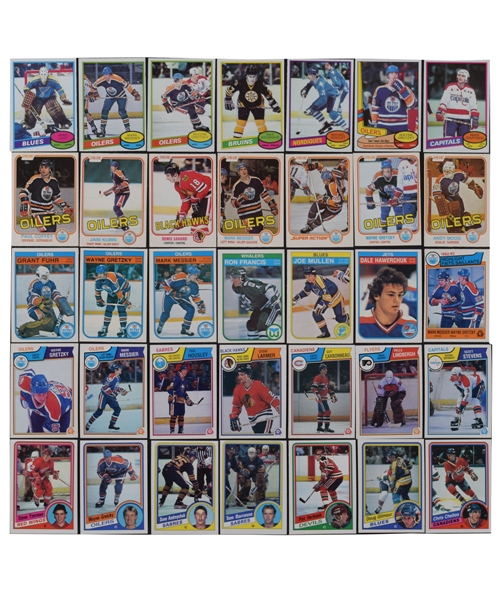 1980-81 to 1989-90 O-Pee-Chee Hockey Complete Set Collection of 10 Plus Wrappers