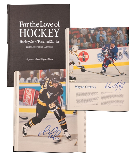 Jean Ratelles "For the Love of Hockey" Players Edition Signature Series Leather-Bound Book #66/100 with His Signed LOA