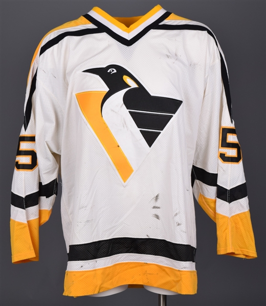 Brad Werenkas Late-1990s Pittsburgh Penguins Game-Worn Jersey - Nice Game Wear!