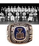 Ed Chynoweths 1994 Kamloops Blazers Memorial Cup Championship 10K Gold Ring from Family with LOA