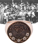 Ed Chynoweths 1983 Portland Winter Hawks Memorial Cup Championship 10K Gold and Diamond Ring from Family with LOA
