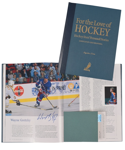 "For the Love of Hockey" Limited-Edition Autographed Signature Series Book