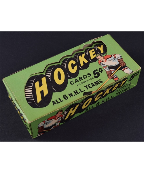 Scarce 1965-66 Topps Hockey Card Display Box - Nice Condition!