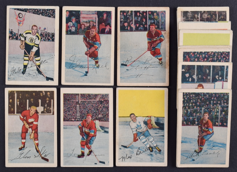 1952-53 Parkhurst Hockey Card Collection of 23