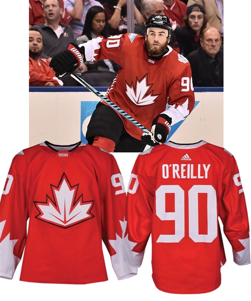 Ryan OReillys 2016 World Cup of Hockey Team Canada Game-Worn Jersey 
