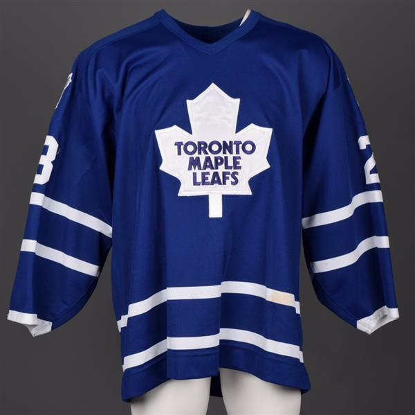 Todd Gills Mid-1990s Toronto Maple Leafs Game-Worn Jersey 
