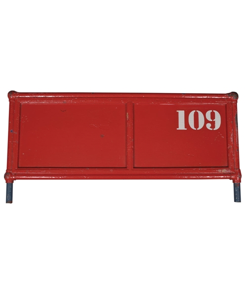Vintage Montreal Forum Red Section "109" Divider (29 ½” x 50”) 