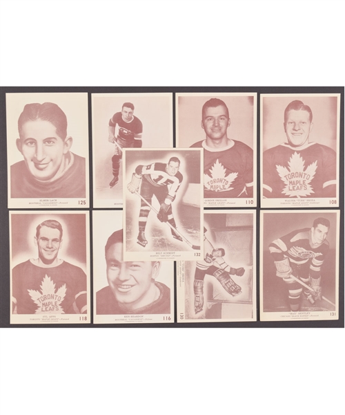 1940-41 O-Pee-Chee Hockey Near Complete Set (49/50) with Lach, Bentley and Schmidt Rookie Cards