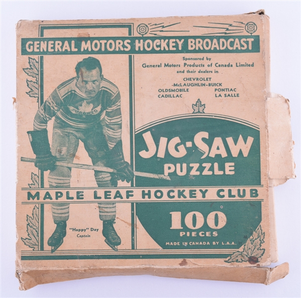 Toronto Maple Leafs 1931-32 Team Photo Jigsaw Puzzle with Original Box