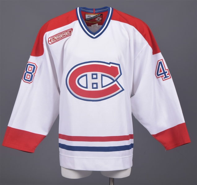 Miloslav Gurens 1999-2000 Montreal Canadiens Game-Worn Home Jersey with Team LOA - 2000 Patch!