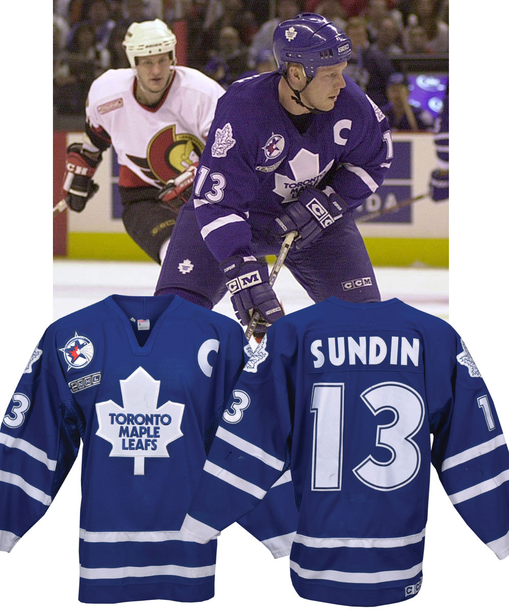 1999-00 Mats Sundin Toronto Maple Leafs Game Worn Jersey - 1999